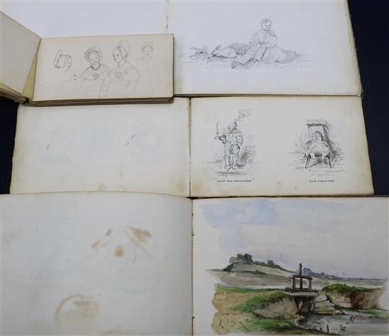 Thomas Maisey and Daughter. A collection of assorted Victorian sketch books